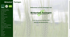 Desktop Screenshot of birkenhof-tuningen.de